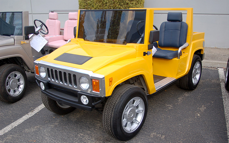 hummer golf buggy