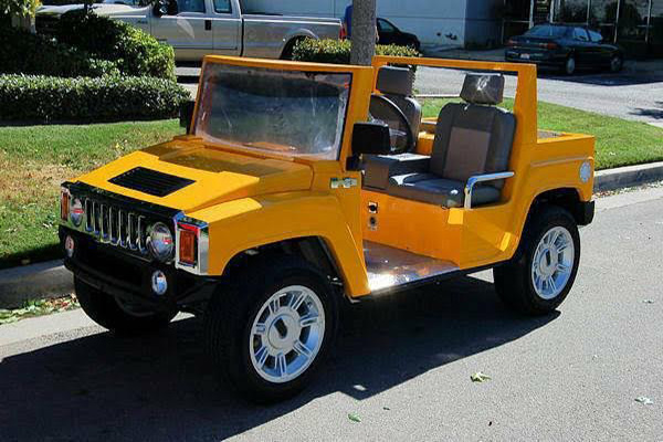 hummer golf buggy