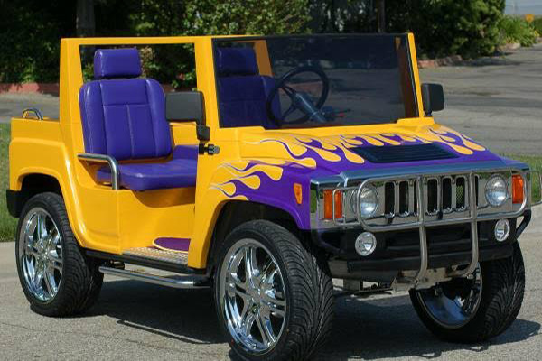 hummer golf buggy