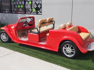 california roadster limo golf car, california roadster golf cart