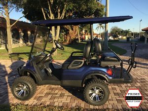 advanced ev 2 plus 2 lifted golf cart, ev2+2 lifted cart