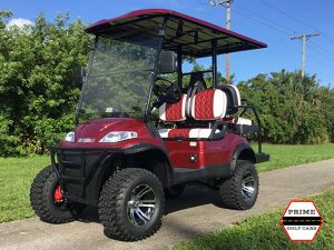 advanced ev 2 plus 2 lifted golf cart, ev2+2 lifted cart