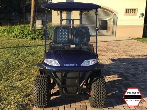 advanced ev 2 plus 2 lifted golf cart, ev2+2 lifted cart