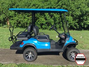 advanced ev 2 plus 2 lifted golf cart, ev2+2 lifted cart