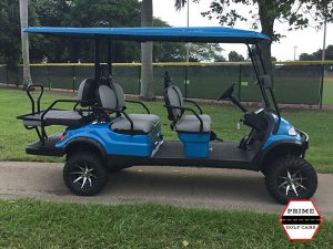 advanced ev 4+2 lifted golf cart, ev 4+2 lifted cart, ev 4+2 cart