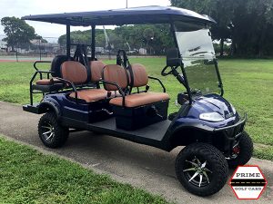 advanced ev 4+2 lifted golf cart, ev 4+2 lifted cart, ev 4+2 cart