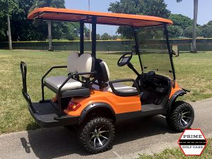 advanced ev 2 plus 2 lifted golf cart, ev2+2 lifted cart