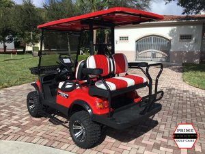 advanced ev 2 plus 2 lifted golf cart, ev2+2 lifted cart