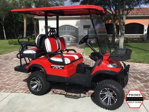 advanced ev 2 plus 2 lifted golf cart, ev2+2 lifted cart