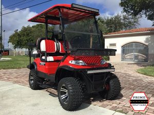 advanced ev 2 plus 2 lifted golf cart, ev2+2 lifted cart