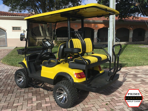 advanced ev 2 plus 2 lifted golf cart, ev2+2 lifted cart