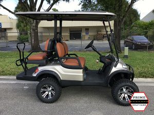 advanced ev 2 plus 2 lifted golf cart, ev2+2 lifted cart