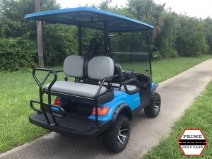 advanced ev 2 plus 2 lifted golf cart, ev2+2 lifted cart