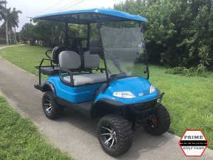 advanced ev 2 plus 2 lifted golf cart, ev2+2 lifted cart