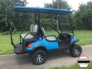 advanced ev 2 plus 2 lifted golf cart, ev2+2 lifted cart