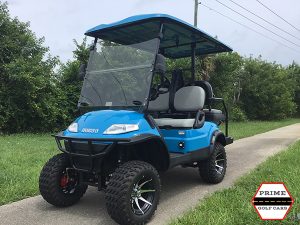 advanced ev 2 plus 2 lifted golf cart, ev2+2 lifted cart