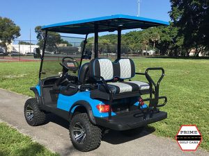 advanced ev 2 plus 2 lifted golf cart, ev2+2 lifted cart