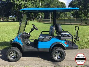 advanced ev 2 plus 2 lifted golf cart, ev2+2 lifted cart