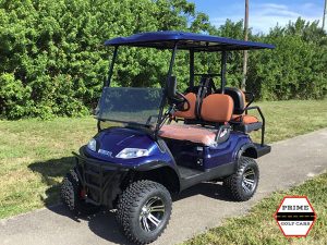 advanced ev 2 plus 2 lifted golf cart, ev2+2 lifted cart