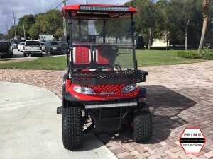 advanced ev 2 plus 2 lifted golf cart, ev2+2 lifted cart