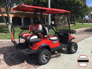 advanced ev 2 plus 2 lifted golf cart, ev2+2 lifted cart