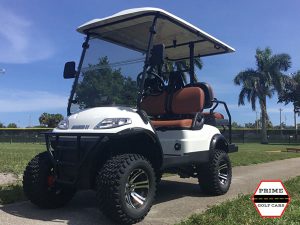 advanced ev 2 plus 2 lifted golf cart, ev2+2 lifted cart