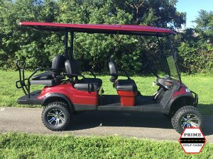 advanced ev 4+2 lifted golf cart, ev 4+2 lifted cart, ev 4+2 cart