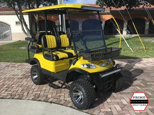 advanced ev 2 plus 2 lifted golf cart, ev2+2 lifted cart