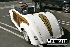 america ev california roadster woody, america ev 39 roadster woody