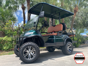 Green Elite EV 2+2 Passenger Lifted Golf Cart