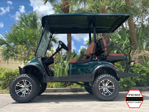 Green Elite EV 2+2 Passenger Lifted Golf Cart