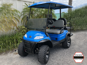 Blue Elite EV 2+2 Passenger Lifted Golf Cart