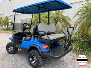 Blue Elite EV 2+2 Passenger Lifted Golf Cart