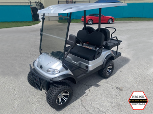 Silver Elite EV 2+2 Passenger Lifted Golf Cart
