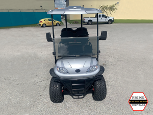 Silver Elite EV 2+2 Passenger Lifted Golf Cart
