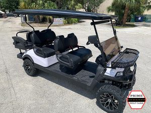 aluma 6 passenger lifted golf cart, aluma 6 passenger cart